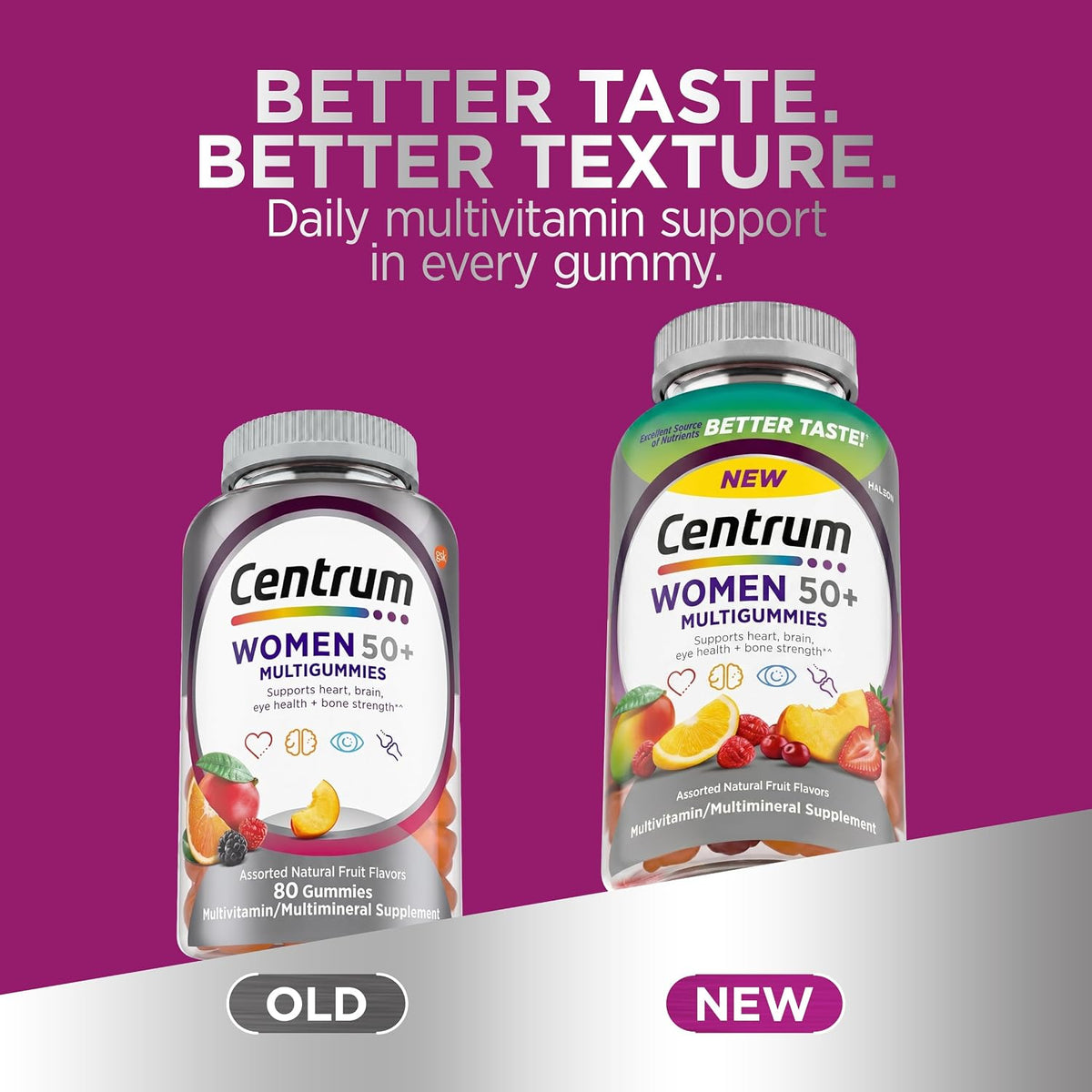 Centrum MultiGummies for Women 50 and Over, 140 Count