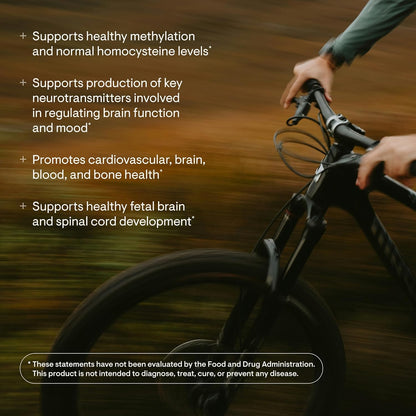 THORNE 5-MTHF 1 mg, Active Methylfolate Vitamin B9 Supplement, 60 Capsules
