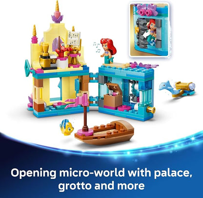 LEGO Disney Princess Ariel's Magical Mini Palace Building Toy - Little Mermaid Toys & Playset for Girls & Boys, Ages 5+ - Disney Gifts for Kids - 43285