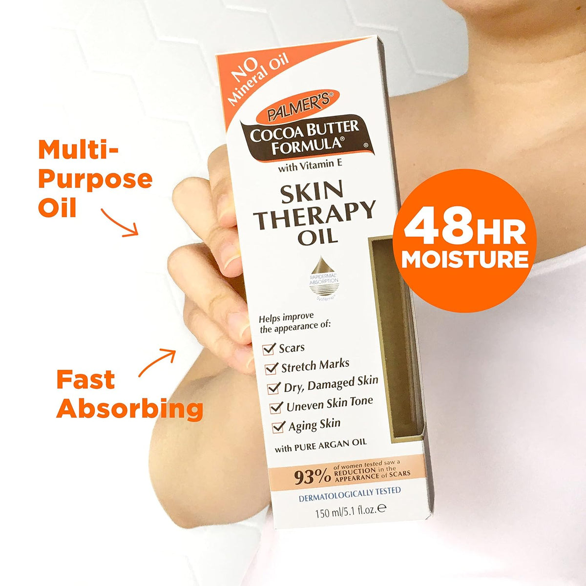 Palmer's Skin Therapy Body Oil, Moisturizing Cocoa Butter (5.1 Oz - 3 Pack)