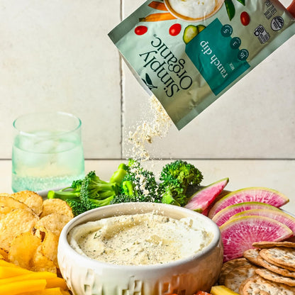 Simply Organic Dip Mix, Ranch, 1.5 oz (Pack of 5)