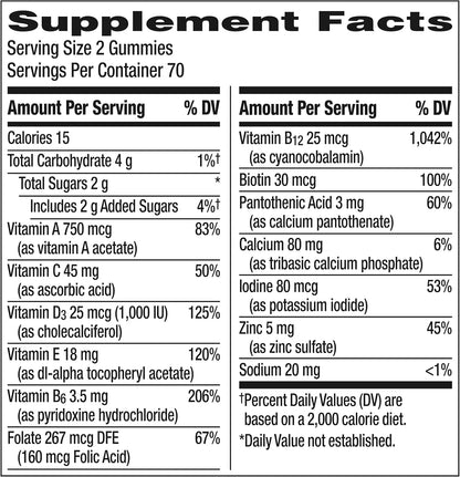 Centrum Silver MultiGummies for Men 50+, 140 Count