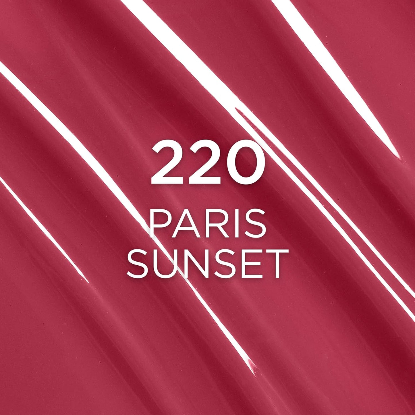 L'Oreal Paris Infallible Lacque Resistance Liquid Lipstick, 16HR Long Lasting Lip Makeup with Lacquer-Like Shine and Zero Transfer, 220, Paris Sunset