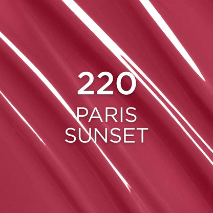 L'Oreal Paris Infallible Lacque Resistance Liquid Lipstick, 16HR Long Lasting Lip Makeup with Lacquer-Like Shine and Zero Transfer, 220, Paris Sunset