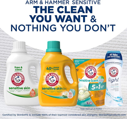 ARM & HAMMER Sensitive Skin Free & Clear Liquid Laundry Detergent