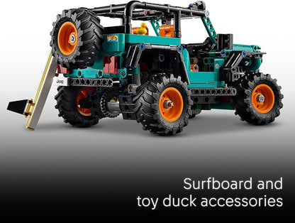LEGO Technic Jeep Wrangler Rubicon SUV - Building Toy for Boys & Girls, Ages 10+ - Model Car Kit with Detailed Features - Display Set for Bedroom Decor - Gift for Birthdays - 42227
