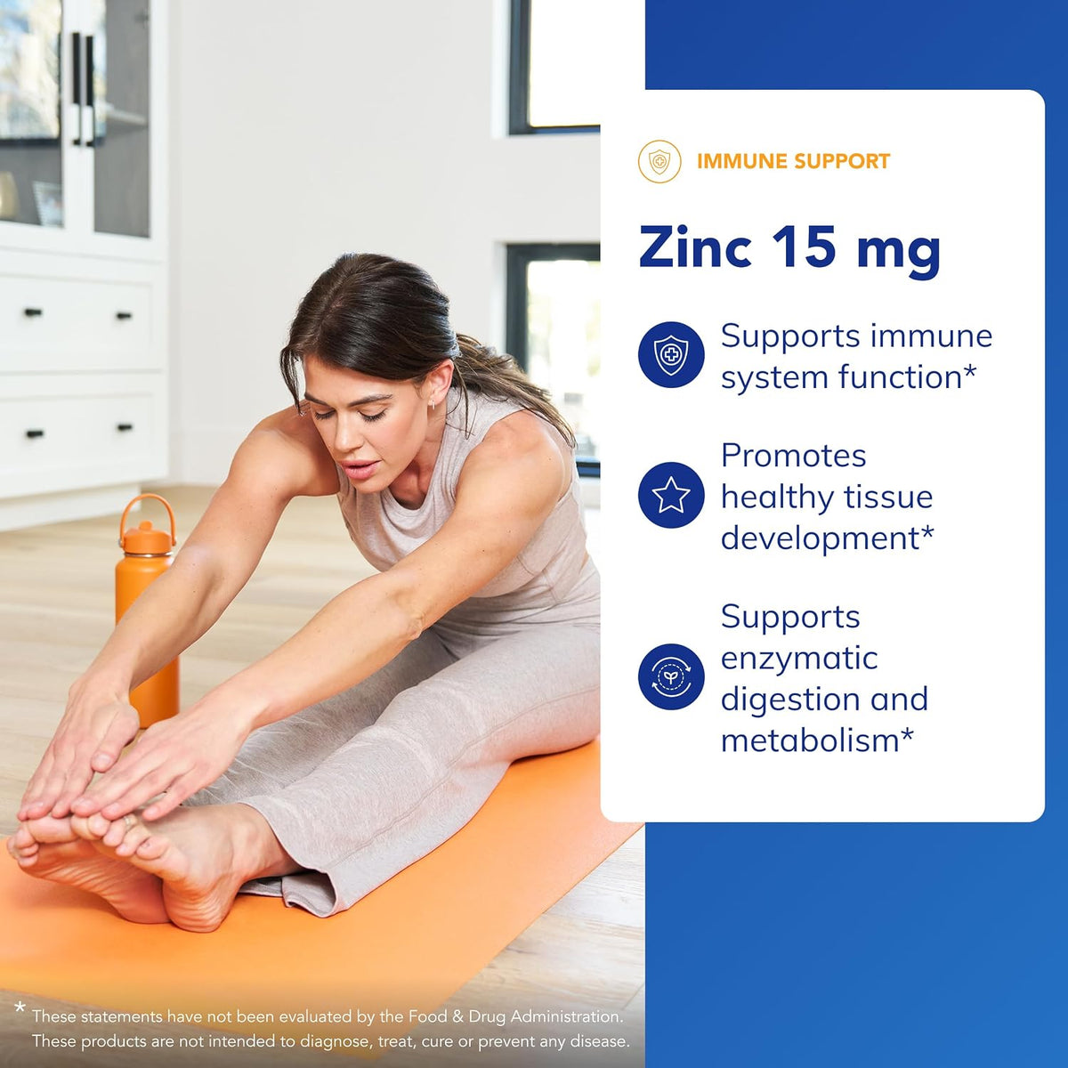 Pure Encapsulations Zinc 15 mg, 30 Capsules