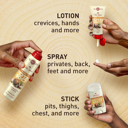 Old Spice Whole Body Deodorant Cream for Men, Aluminum Free, Vanilla + Shea Scent, 24/7 Odor Protection, 24/7 Lasting Freshness, Dermatologist Tested, Gentle on Skin, Safe to Use All Over, 3.0 oz