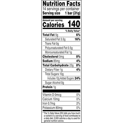 Quaker Chewy Dipps Granola Bars Chocolate Chip, 1.09 oz, 14 Ct