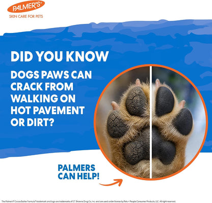 Palmer's for Pets Cocoa Butter Paw Pad and Nose Balm for Dogs, 3.5 Oz