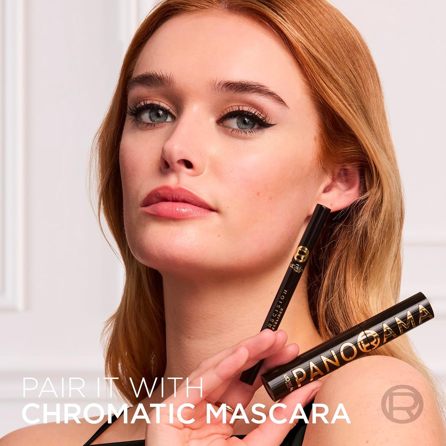L'Oreal Paris Haute Precision Waterproof Liquid Eyeliner, Smudge-Proof Eye Liner with Micro-Tip, for up to 28HR Eye Makeup Wear, 010 Black Silk