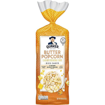 Quaker Buttered Popcorn Rice Cakes, 4.47 oz