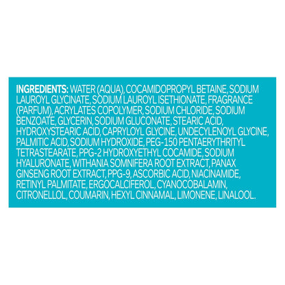 OLLY Calm Body Wash Eucalyptus Amber 17oz with Hyaluronic Acid