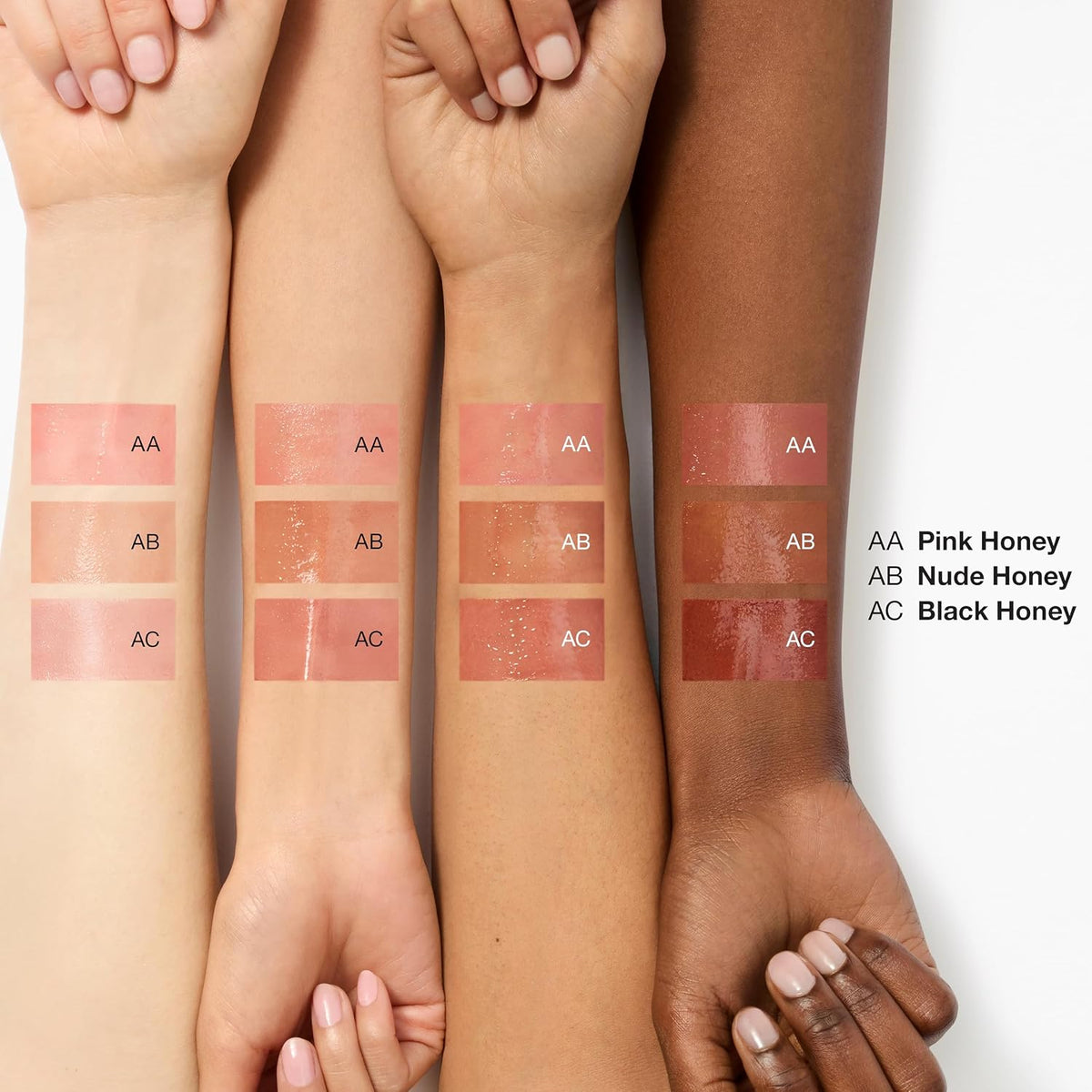 Clinique Pop Lip + Cheek Oil in 3 Iconic Shades in Black Honey, Pink and Nude Honey | Conditions Lips + Gives Cheeks a Natural, Dewy Flush