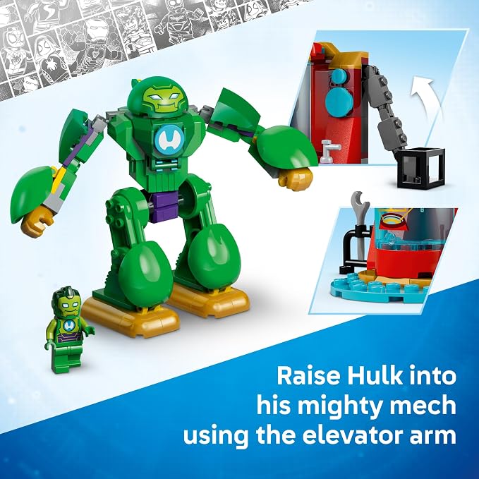 LEGO Marvel Iron Man and His Awesome Friends Loki vs. Team Iron Man 11211 | Preschool Building Toys for Boys & Girls, Ages 4+, Action Figures, Sturdy Build for Pretend Play, 204 pieces, Gift Idea
