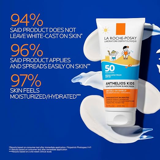La Roche-Posay Anthelios Kids Sunscreen Lotion SPF 50 Pediatrician Tested