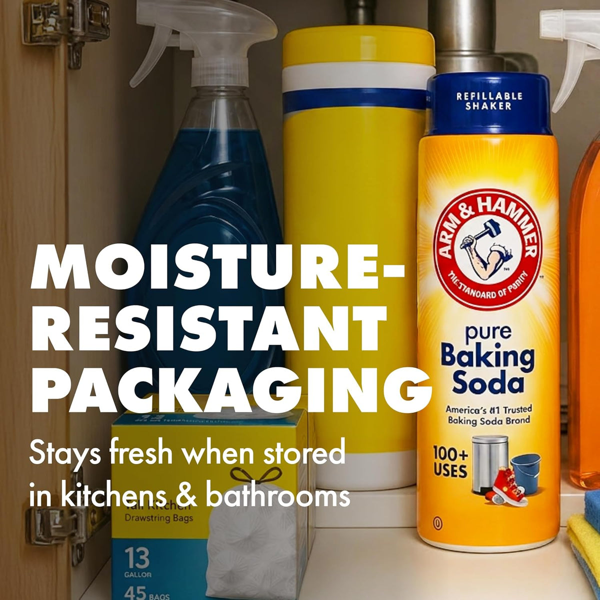 Arm & Hammer Pure Baking Soda Shaker - 12 Oz - (Pack of 6)