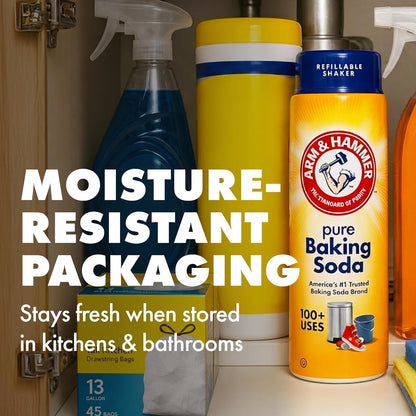 Arm & Hammer Pure Baking Soda Shaker - 12 Oz - (Pack of 6)