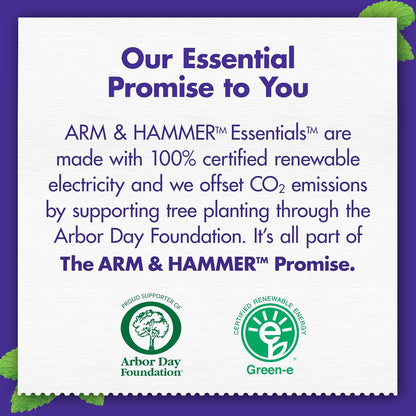 ARM & HAMMER Essentials Fluoride-Free Toothpaste, Clean Mint, 4.3oz, 4-Pack