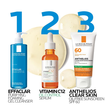 La Roche-Posay 12% Vitamin C Face Serum, 2 formulas with hyaluronic acid