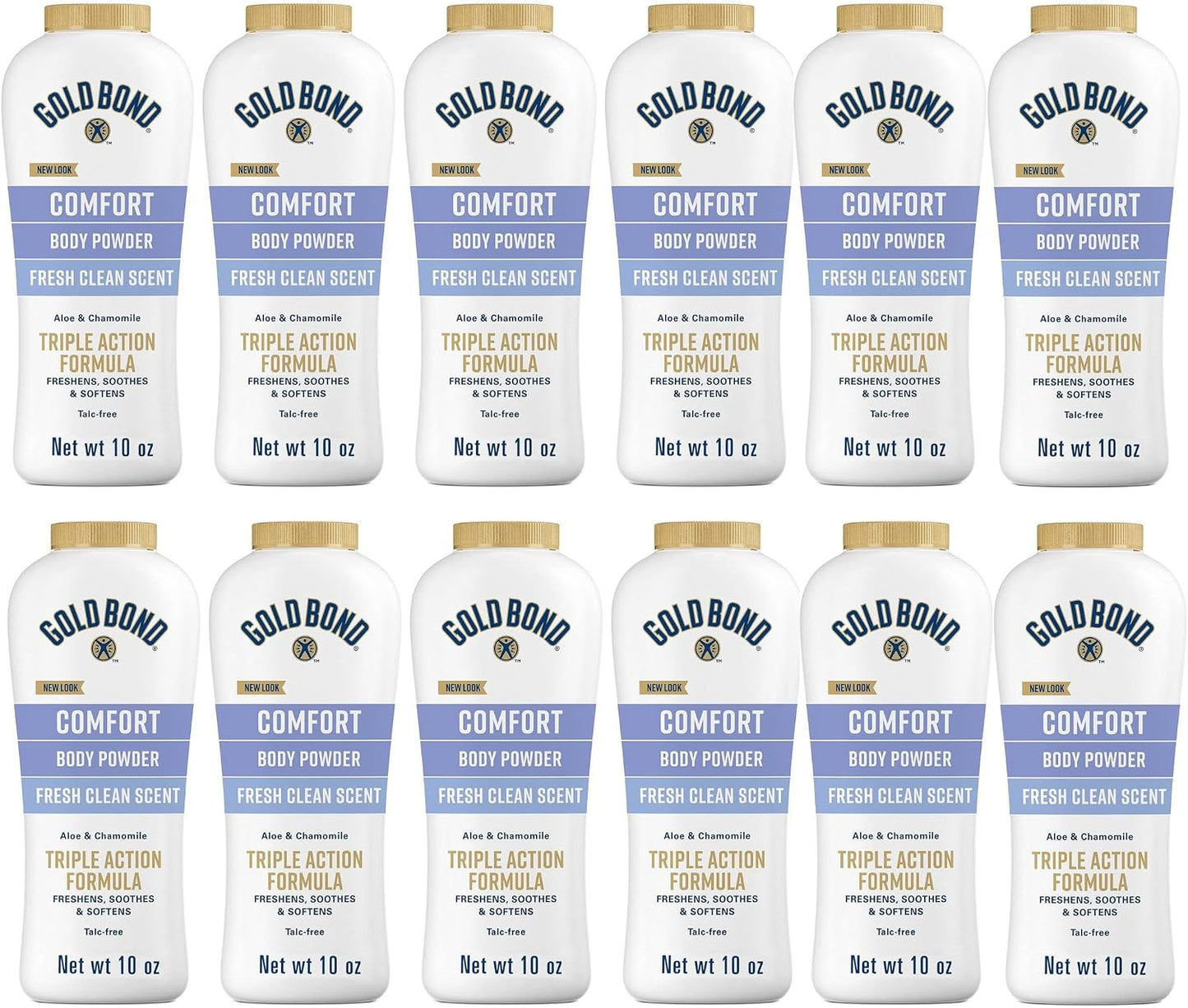 Gold Bond Ult Pwdd Size 10 Oz Gold Bond Ultimate Comfort Body Powder With Aloe, Pack of 12