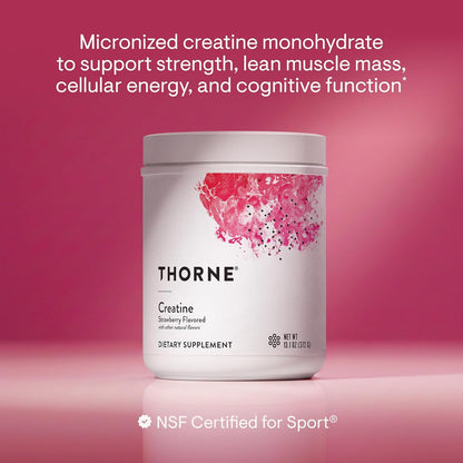 THORNE Creatine, Micronized Creatine Monohydrate Powder, 60 Servings