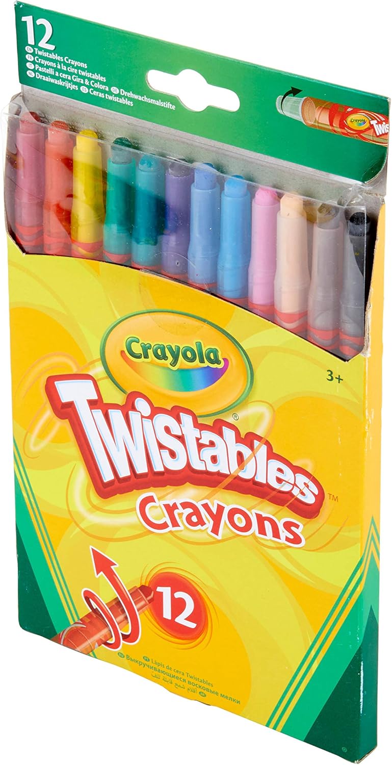 CrayolaTwistables Crayons, Pack of 12 - Multicolour
