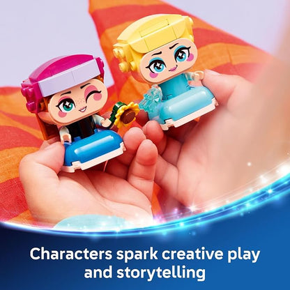 LEGO Disney Frozen Mini Anna & Elsa Toys - Building Set for Girls & Boys, Ages 5+ - Frozen Toys for Pretend Play or Bedroom Decor - Gifts for Birthdays - 43284
