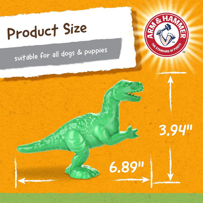 Arm & Hammer Nubbies T-Rex Dog Dental Chew Toy, Mint Flavor