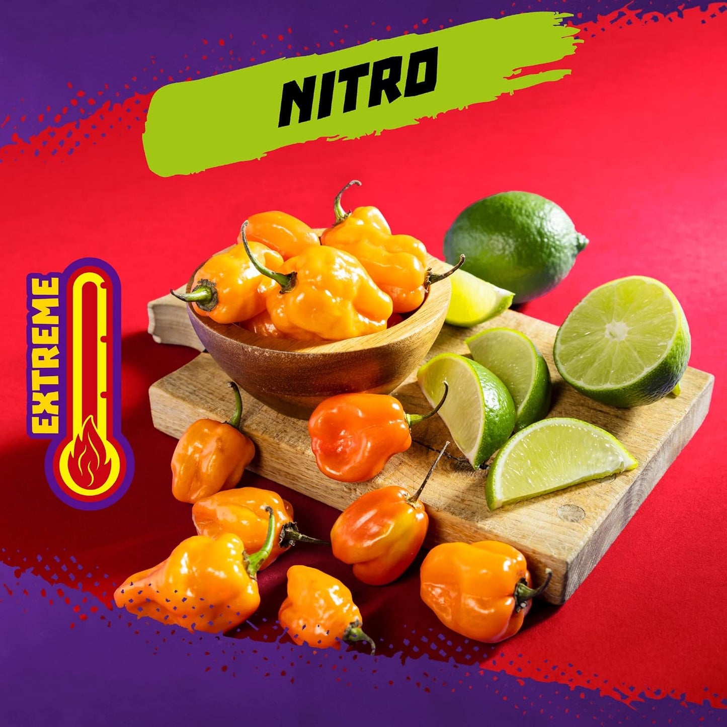 Takis Nitro 9.9 oz Sharing Size Bag, Habanero & Lime Flavored Extreme Spicy Rolled Tortilla Chips (Pack of 2)