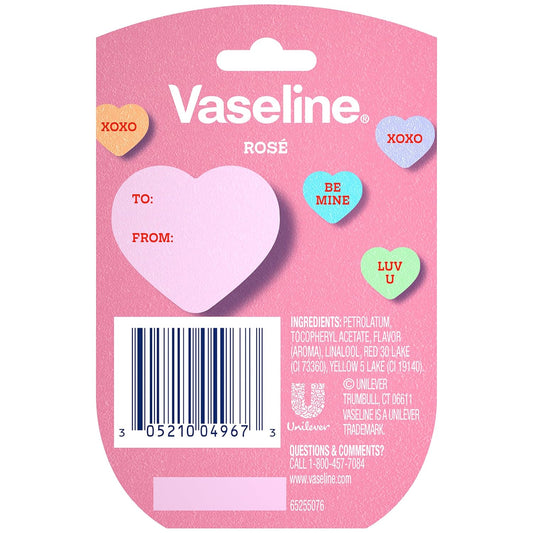 Vaseline Lip Therapy, Limited Edition Tinted Lip Balm Variety 12-Pack, Rosé, 0.25 Oz Ea