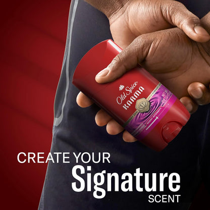 Old Spice Antiperspirant Deodorant for Men, 24/7 Sweat & Odor Protection, 24/7 Signature Scent & Lasting Freshness, Invisible Solid, Karma with Cherry Spice, Black Pepper, & Sandalwood Scent, 2.6 oz