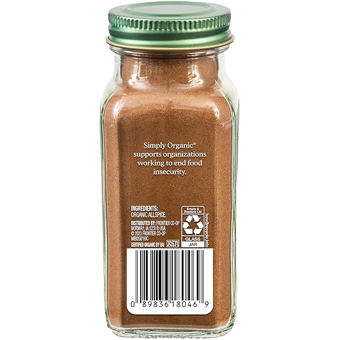 Simply Organic Allspice, Organic, 2.57 Ounce