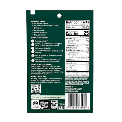Simply Organic Sheet Pan Seasoning, Umami Ginger, 0.99 Ounce (Pack of 1)