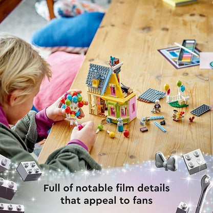 LEGO Disney and Pixar ‘Up’ House, Classic Disney Celebration Building Toy Set for Kids and Movie Fans Ages 9 and Up, A Fun Gift for Fans and Anyone Who Loves Creative Play, 43217