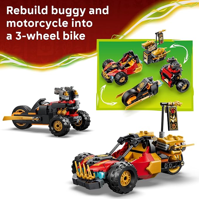 LEGO NINJAGO Kai and Cole's Combiner Vehicles 71864