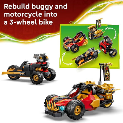 LEGO NINJAGO Kai and Cole's Combiner Vehicles 71864
