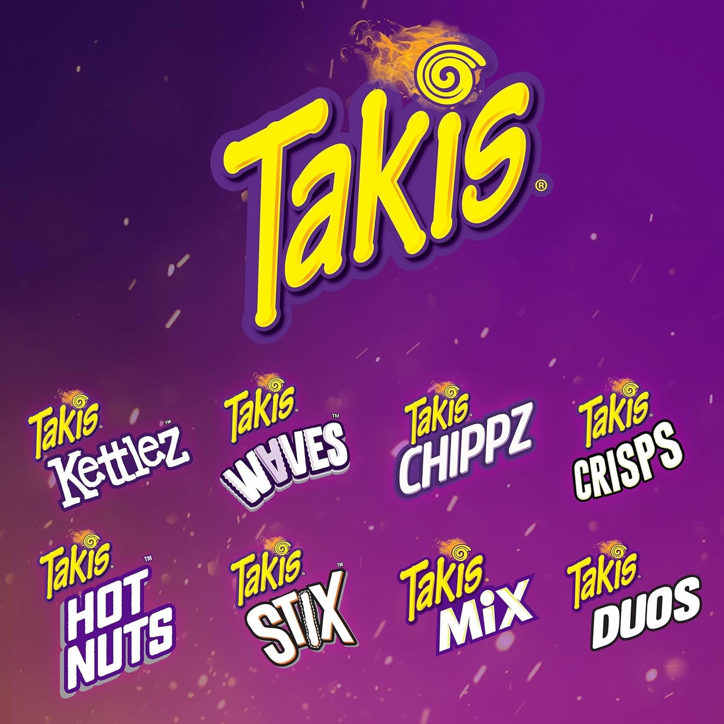 Takis Fuego 40 Count 1 oz Snack Size Multipack - Extreme Spicy Rolled Tortilla Chips Hot Chili Pepper & Lime Flavored