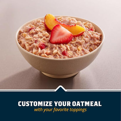 Quaker Protein Instant Oatmeal, Apple Cinnamon, 12g Protein per Serving, Whole Grains, No Artificial Flavors, No Added Colors, 2.11 oz Packets, (6 Pack)