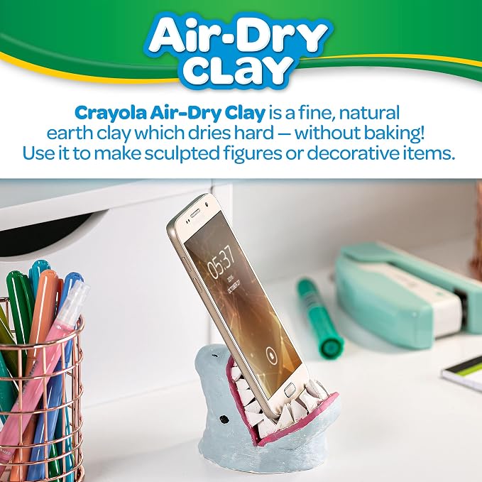 Crayola Air Dry Clay for Kids - White, 25lbs, Teacher Wishlist Supplies, Classroom Must Haves, Bulk Modeling Clay for Kids, No Bake, Sculpting & Molding Material | Classroom Must Haves, Bulk Modeling Clay for Kids, No Bake, Sculpting & Molding Material