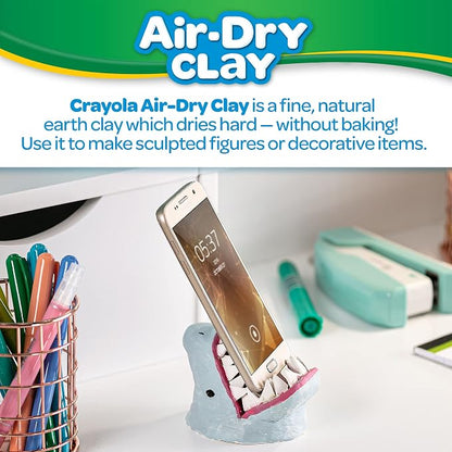 Crayola Air Dry Clay for Kids - White, 25lbs, Teacher Wishlist Supplies, Classroom Must Haves, Bulk Modeling Clay for Kids, No Bake, Sculpting & Molding Material | Classroom Must Haves, Bulk Modeling Clay for Kids, No Bake, Sculpting & Molding Material