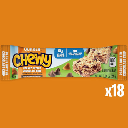 Quaker Chewy Peanut Butter Chocolate Chip, 15.2 OZ