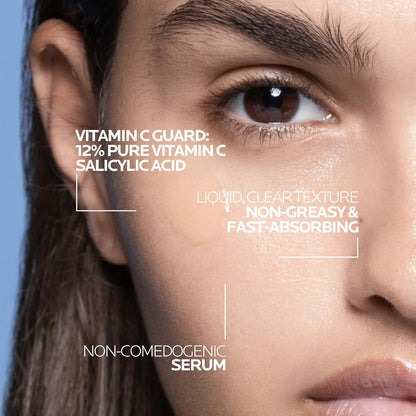 La Roche-Posay 12% Vitamin C Face Serum, 2 formulas with hyaluronic acid