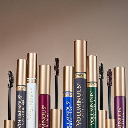 L’Oreal Paris Original Voluminous Mascara, Building Mascara Volume and Length Formula, Washable, Black Brown, 0.28 Fl Oz., 1 Count