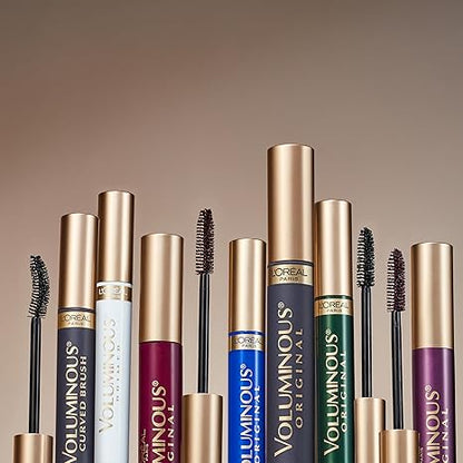 L’Oreal Paris Original Voluminous Mascara, Building Mascara Volume and Length Formula, Washable, Black, 0.26 Fl Oz., 2 Count