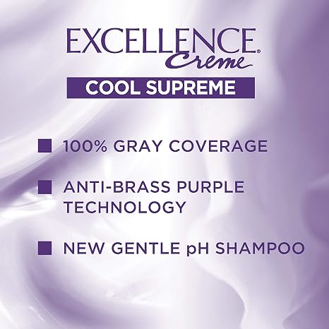 L’Oreal Paris Cool Supreme Permanent Hair Color, Ash, Ultra Ash Light Brown 6UA