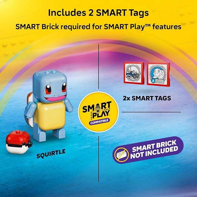LEGO Pokémon SMART Play: Trainer's Buggy Adventure with Squirtle 72156