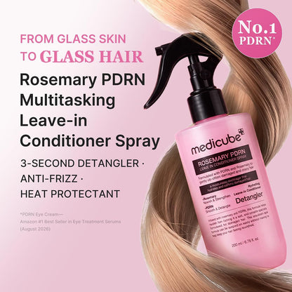 medicube Rosemary PDRN Leave in Conditioner Spray, Do-It-All Detangler