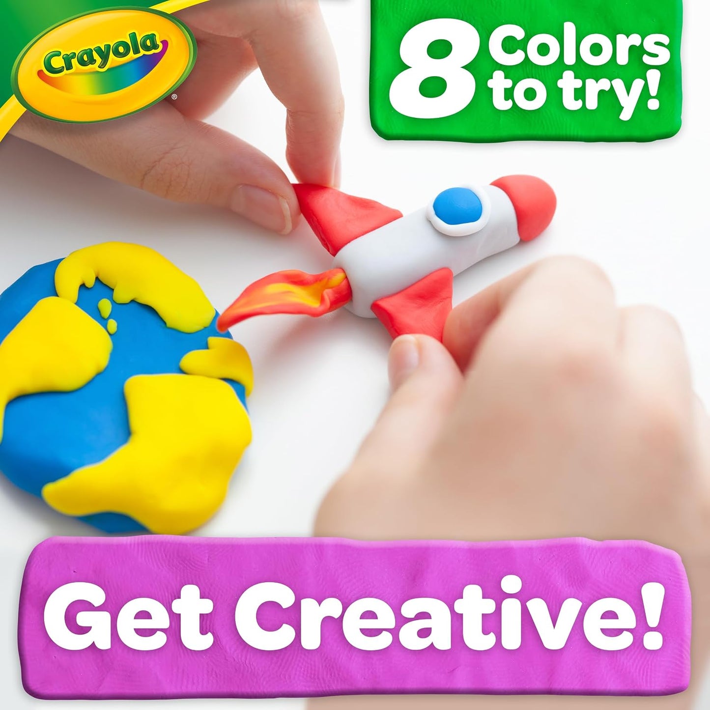 Crayola Dough Classpack - 8 Assorted Colors (48 Count), 3oz Kids Dough, Classroom Supplies, Teacher Must Haves, Nontoxic, Ages 3+ | Classroom Supplies, Teacher Must Haves, Nontoxic, Ages 3+