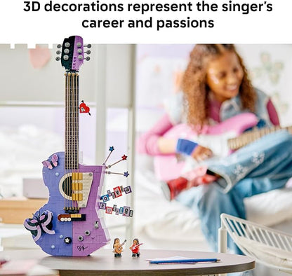 LEGO Editions Olivia Rodrigo's Dual Guitar 43031 | Collectible Building Toy for Teens, Ages 14+, Olivia Rodrigo Minifigure, Bedroom Decor, 1228 pieces, Gift for Birthdays